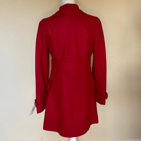 *NEW* Red Tulle Pea Coat from Nordstrom - Picture 3 of 7